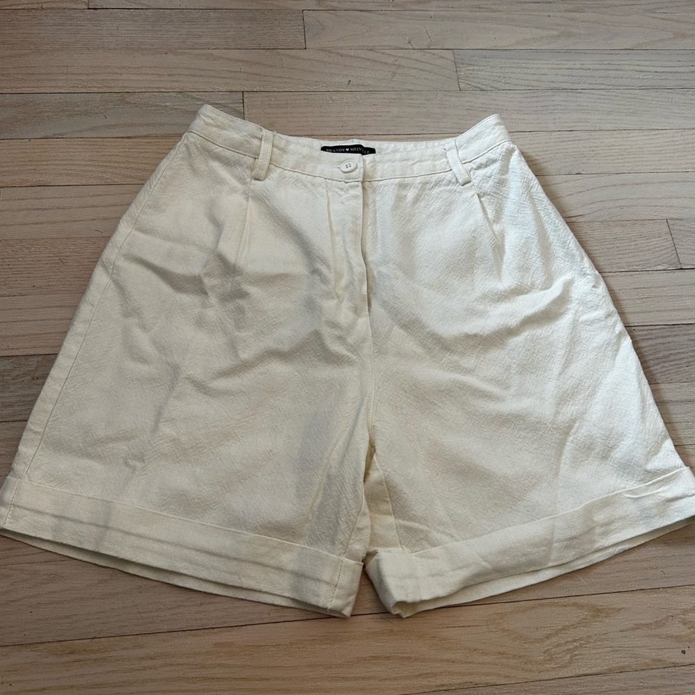 Brandy melville linen bermuda shorts